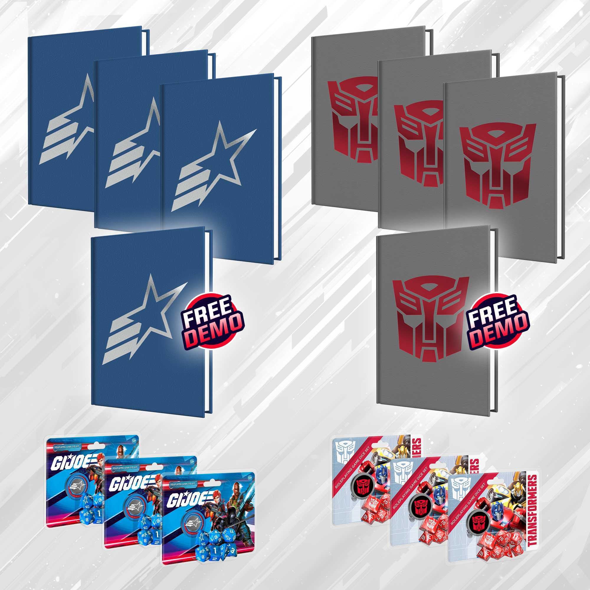 Transformers & G.I. JOE RPG Accessories Point of Purchase Display (display and stock)