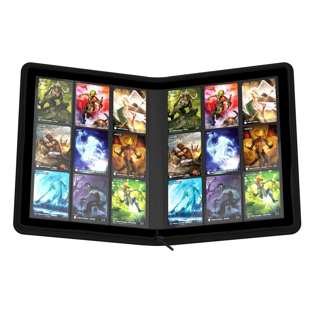 Ultimate Guard: Portfolio – 18-Pocket XenoSkin ZipFolio 360 – Black