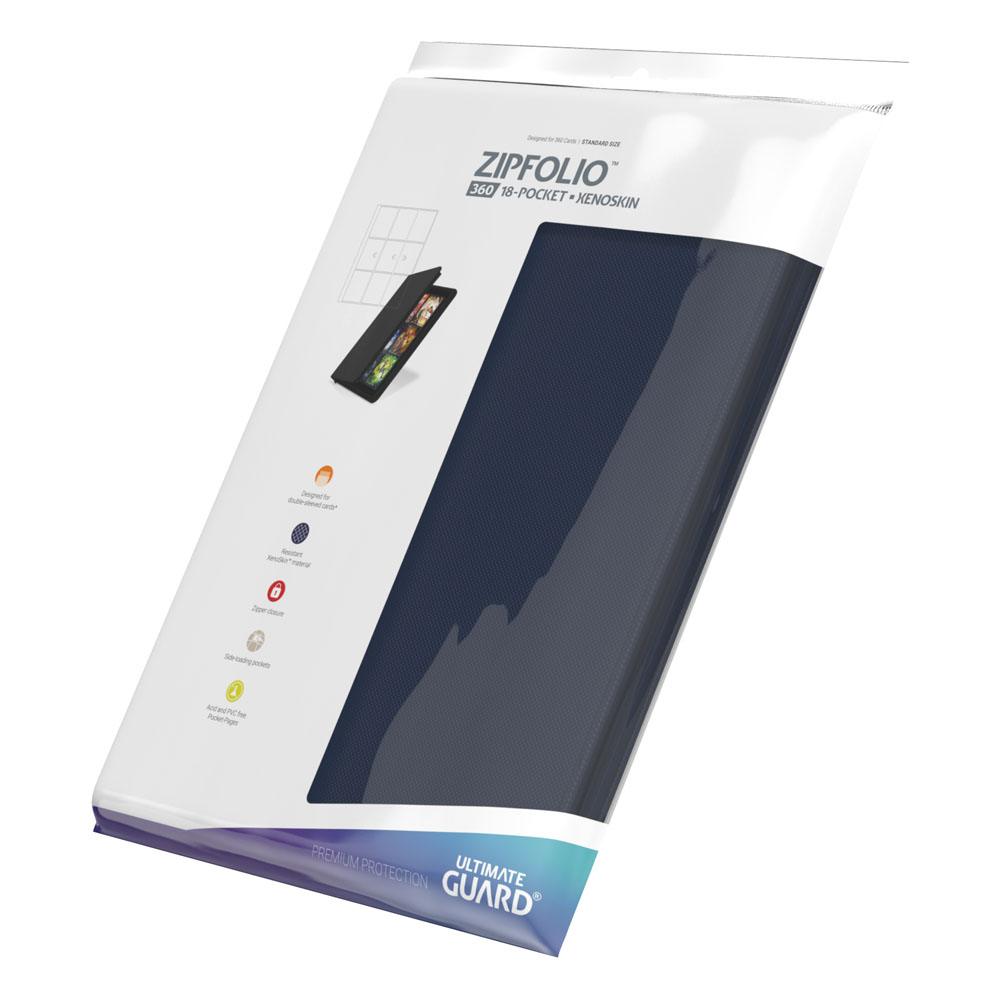 Ultimate Guard: Portfolio – 18-Pocket XenoSkin ZipFolio 360 – Blue