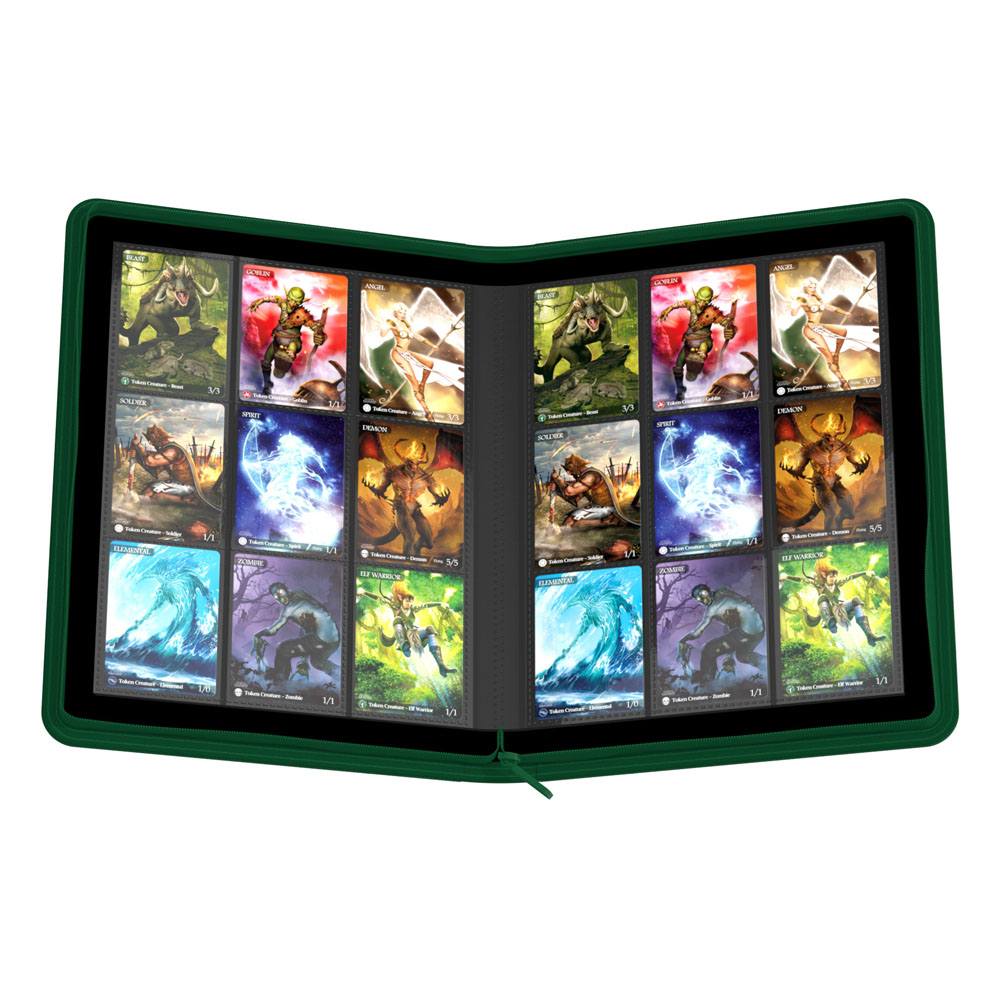 Ultimate Guard: Portfolio – 18-Pocket XenoSkin ZipFolio 360 – Green