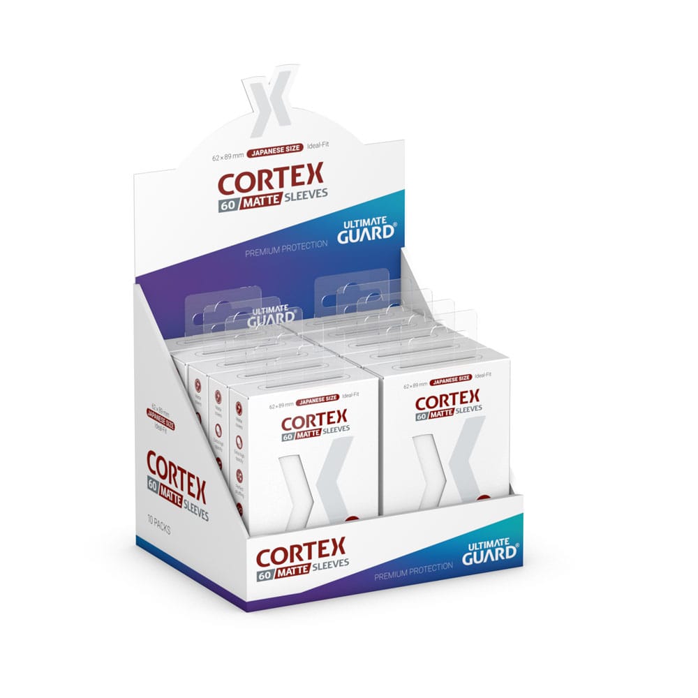Ultimate Guard: Japanese Size Sleeves – Cortex Matte – White