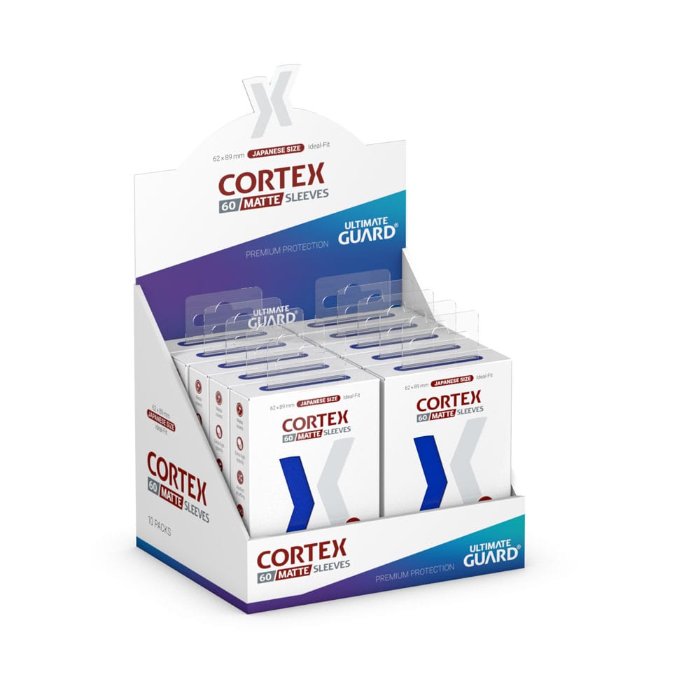 Ultimate Guard: Japanese Size Sleeves – Cortex Matte – Blue