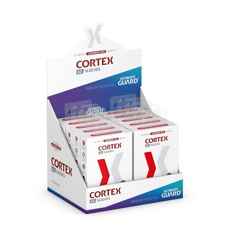 Ultimate Guard: Japanese Size Sleeves – Cortex – Red