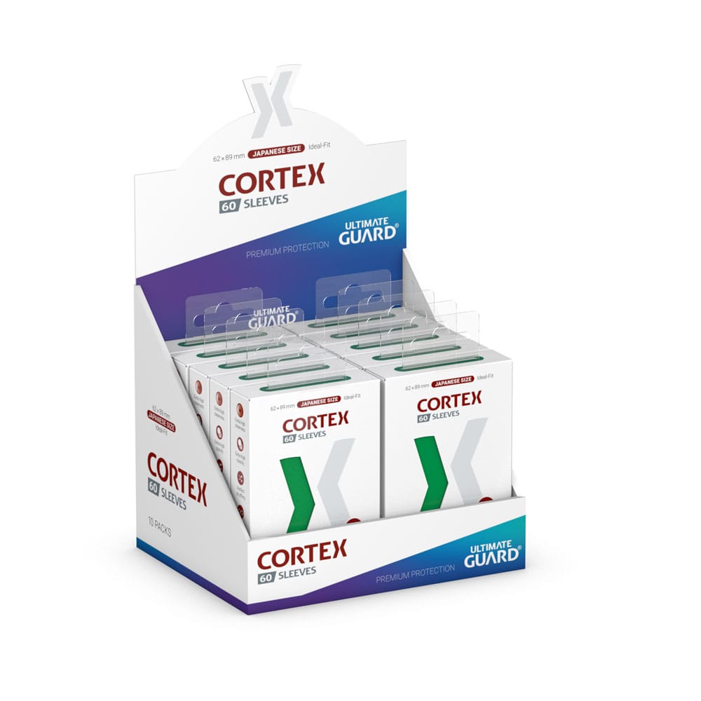 Ultimate Guard: Japanese Size Sleeves – Cortex – Green