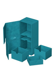 Ultimate Guard: Deck Box – XenoSkin Twin Flip'n'Tray 266+ – Petrol
