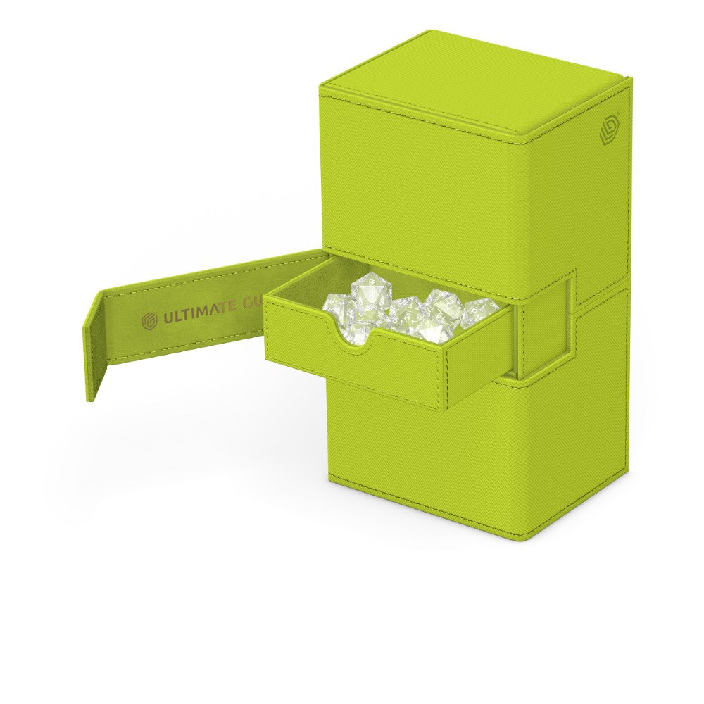 Ultimate Guard: Deck Box – XenoSkin Twin Flip'n'Tray Deck Case 200+ – 2025 Summer Edition: Lime