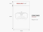 Ultimate Guard: Comic Bags – Resealable – Regular Size
