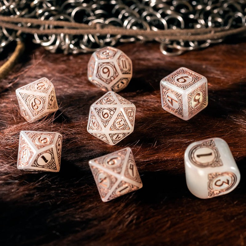 Q Workshop - Viking Modern Niflheim Dice Set 7