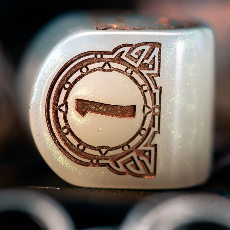 Q Workshop - Viking Modern Niflheim Dice Set 7