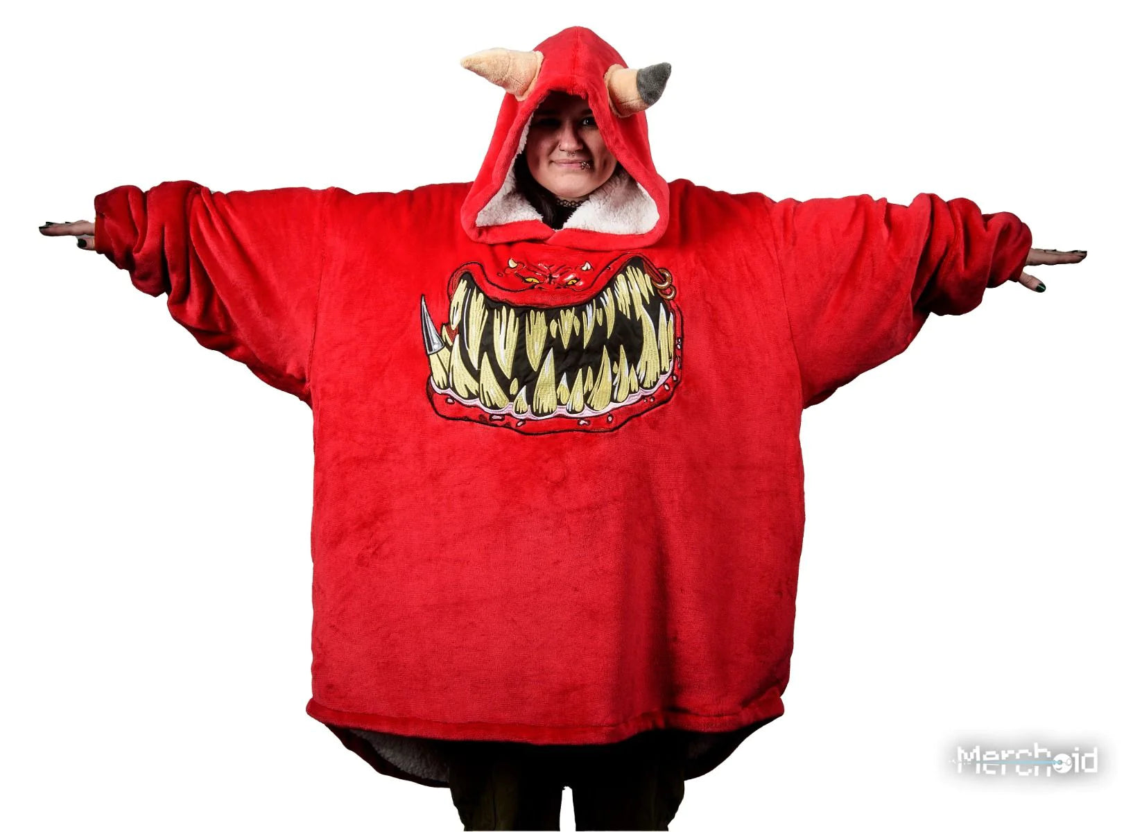 Warhammer 40000: Red Squig Hooded Blanket
