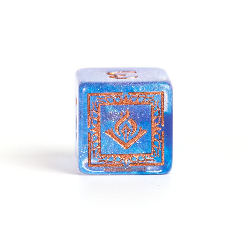 Sirius Dice - D&D Adventure Dice - Wizard - Blue