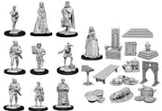 WizKids Deep Cuts Unpainted Miniatures Towns People Castle