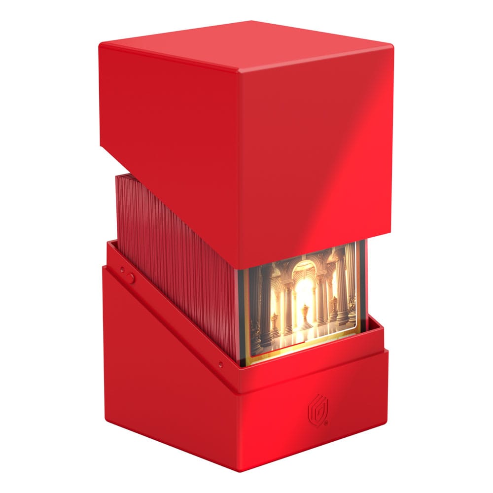 Ultimate Guard: Deck Box – Boulder 100+ – Solid Red