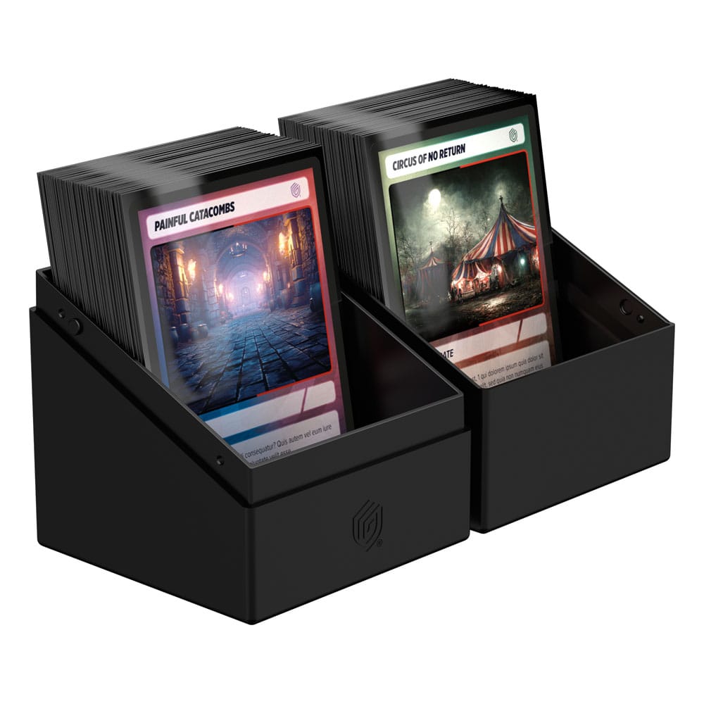 Ultimate Guard: Deck Box – Boulder 100+ – Solid Black