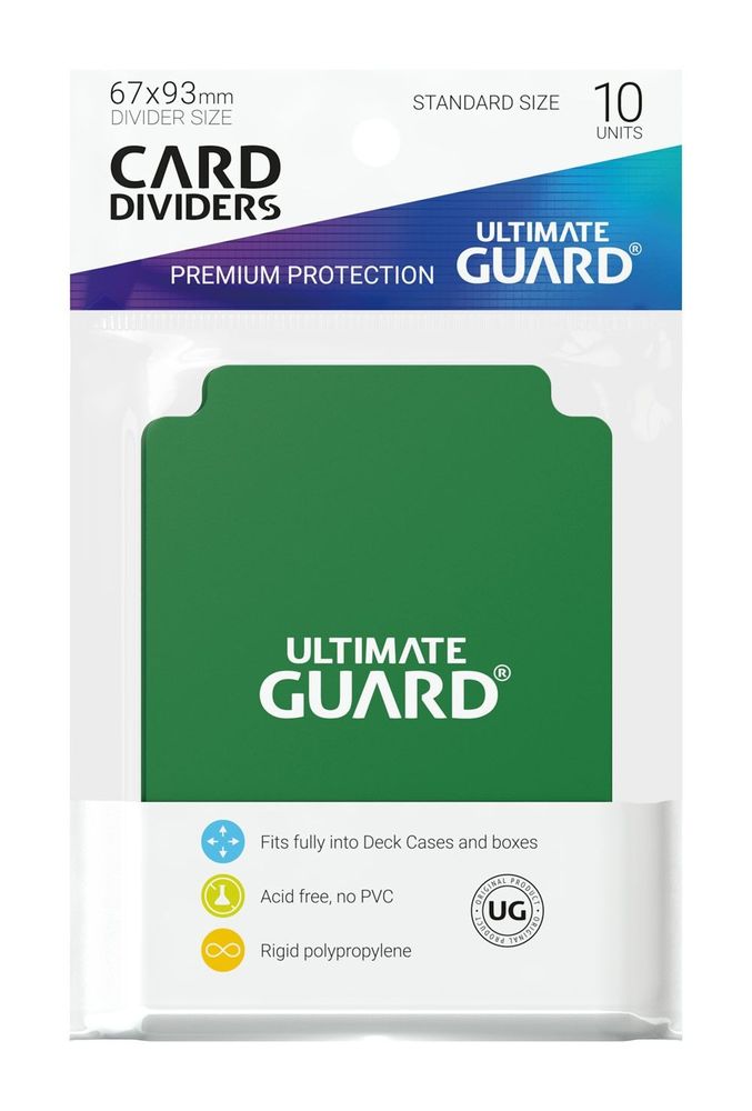 Ultimate Guard: Card Dividers – Green