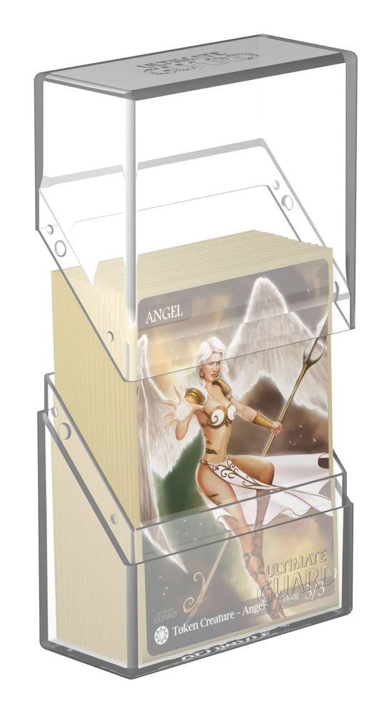 Ultimate Guard: Deck Box – Boulder 40+ – Transparent