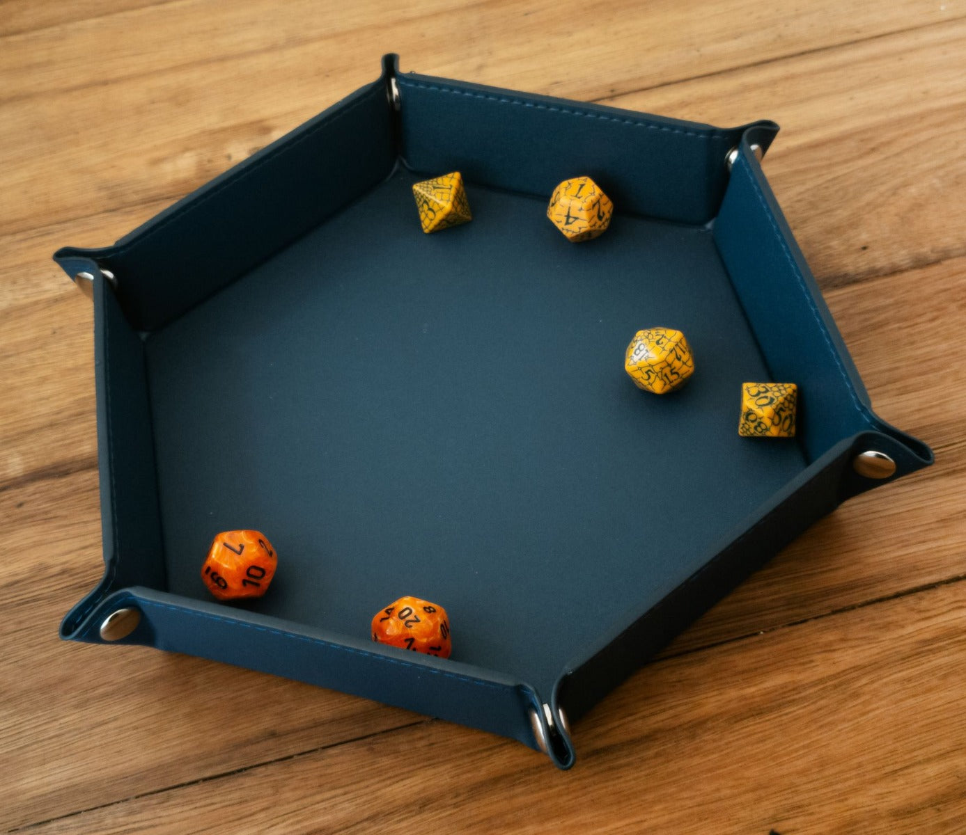LPG Essentials Hex Dice Tray 8" Blue